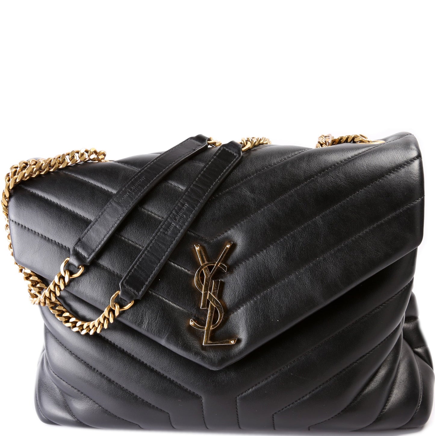 YSL Saint Laurent Saint Laurent Loulou Satchel Bag Quilted Medium Travel Bag