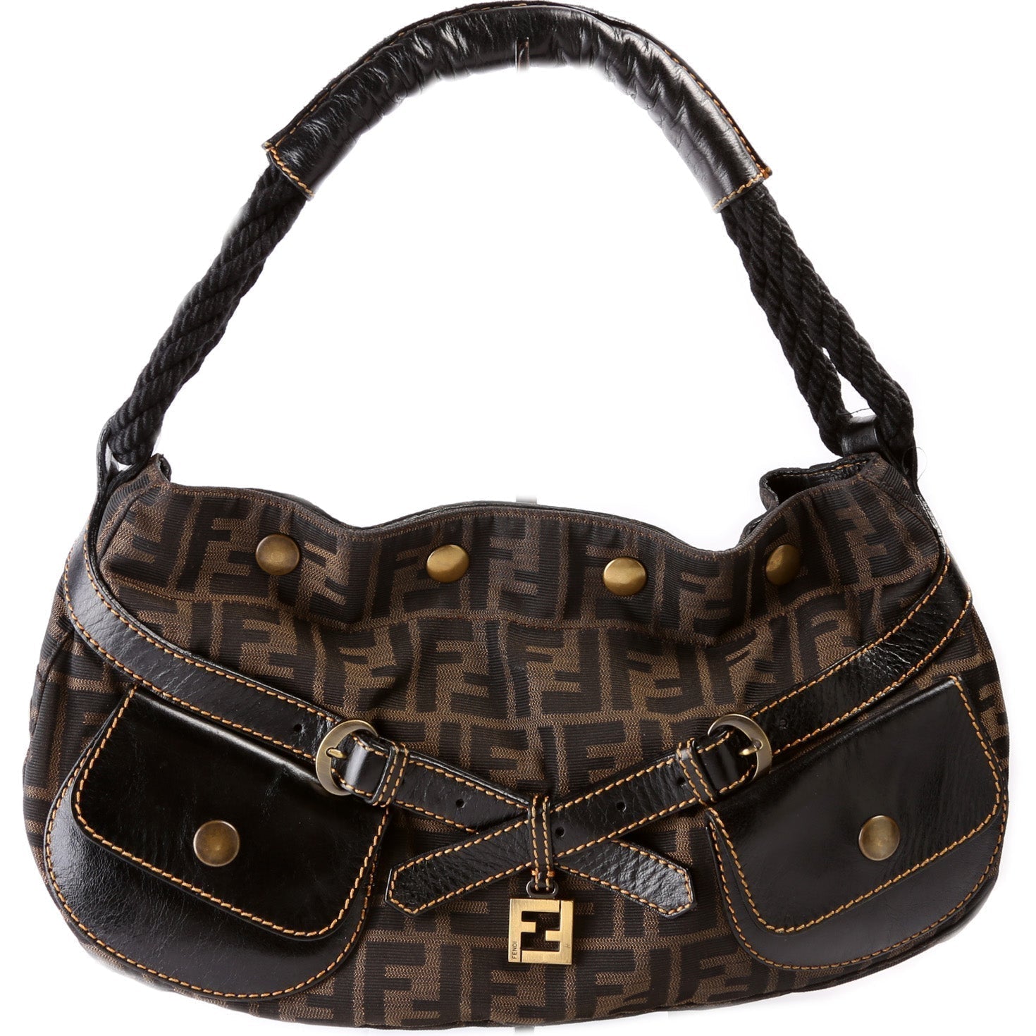 Fendi Zucca Media Bag Travel Bag Media Bag 1