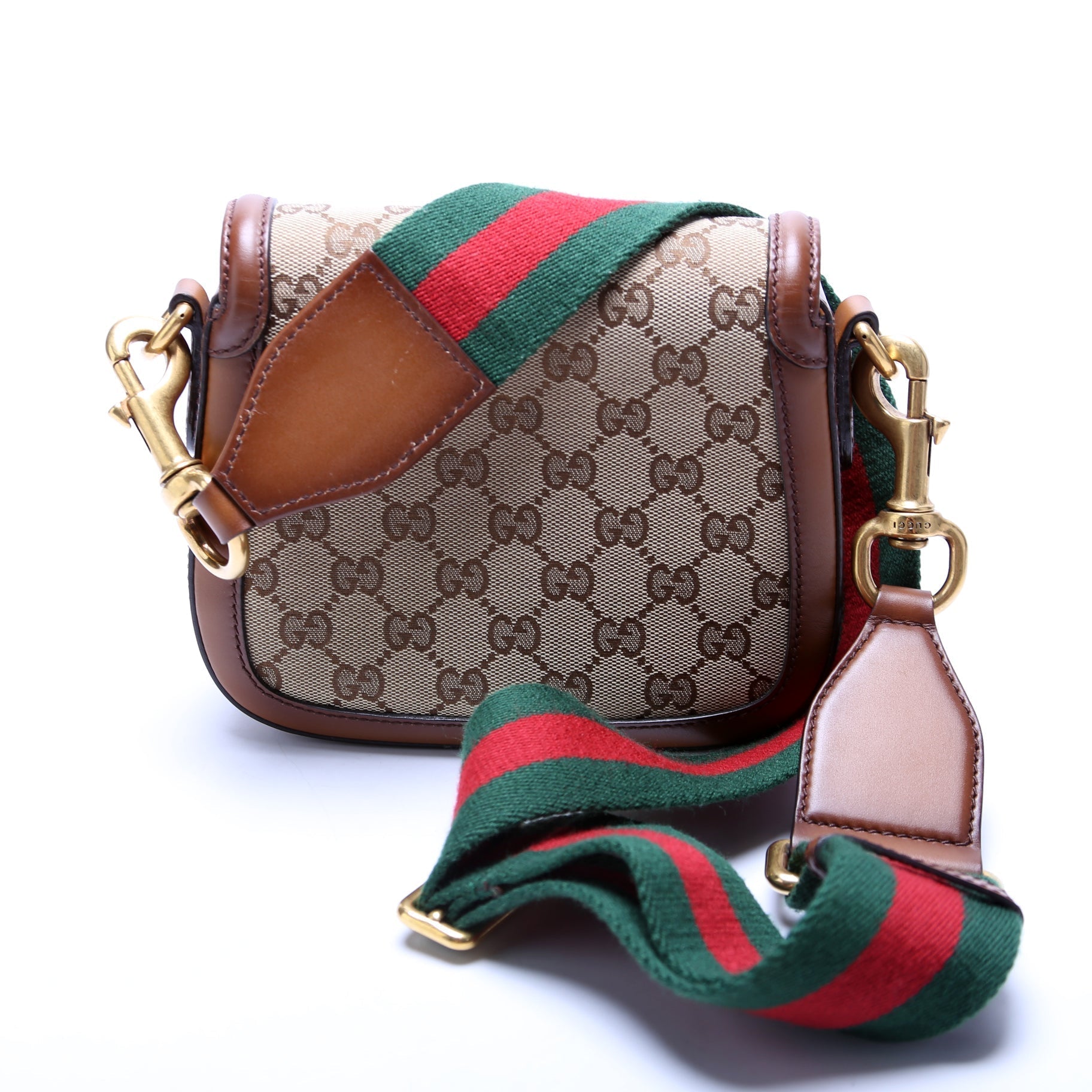 Gucci GG Lady Web Canvas Small Shoulder Bag Shoulder Bag