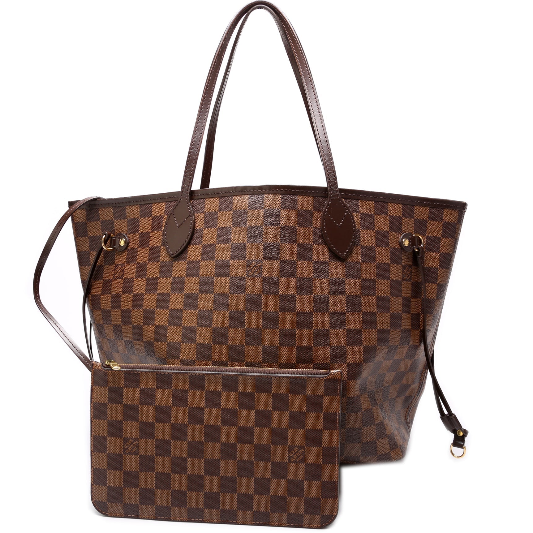 Louis Vuitton Neverfull w MM Ebene Damier Wallet Case Ebene 17