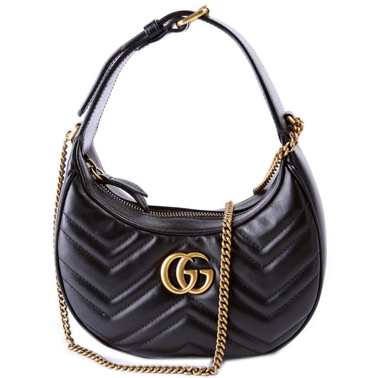 Gucci GG Marmont Half-Moon Mini Travel Bag