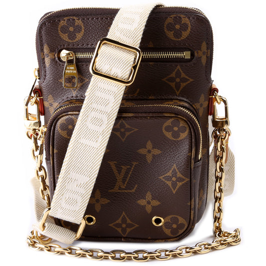 Louis Vuitton Utility Phone Sleeve Monogram Handbag Monogram 2