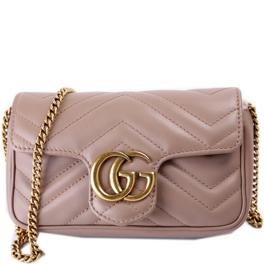 Gucci Marmont Super Mini Flap Travel Bag Flap 8