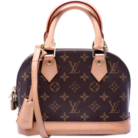 Louis Vuitton Alma BB Monogram Handbag Monogram 15