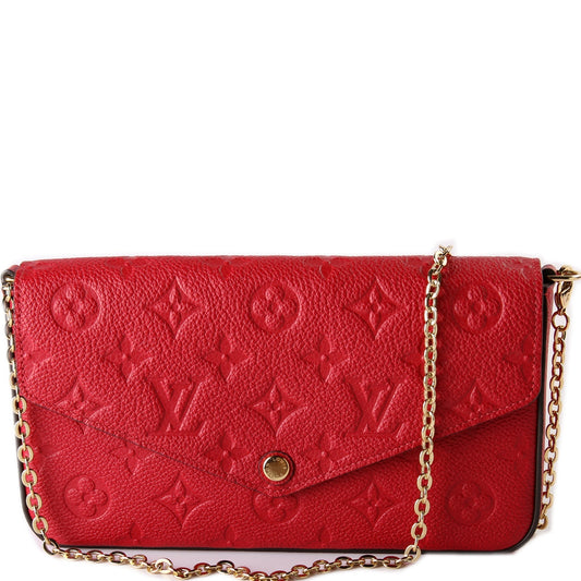 Louis Vuitton Pochette Felicie Empreinte Clutch Bag Empreinte 50