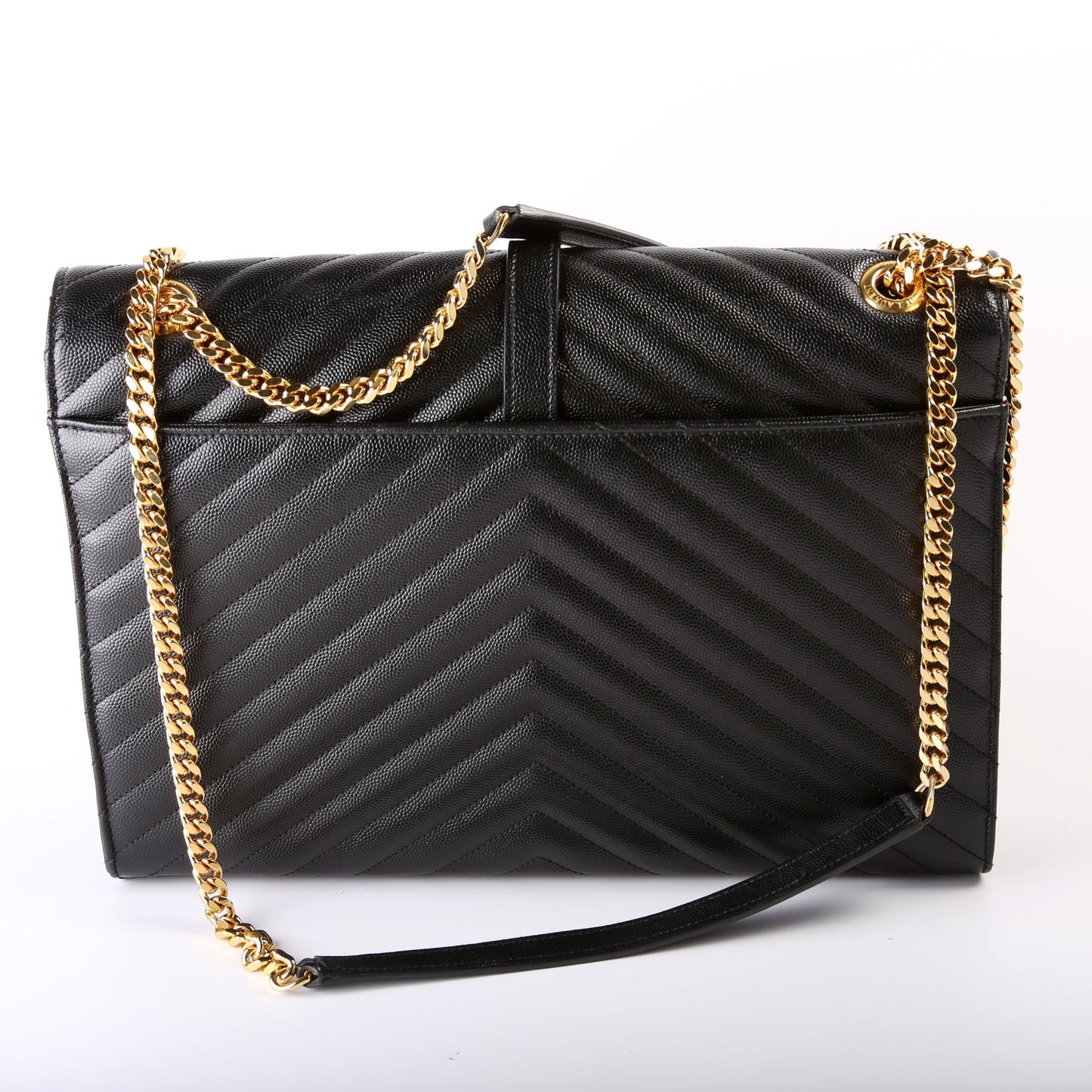 YSL Saint Laurent Envelope Chevron Bag Large Travel Bag Envelope Chevron Large