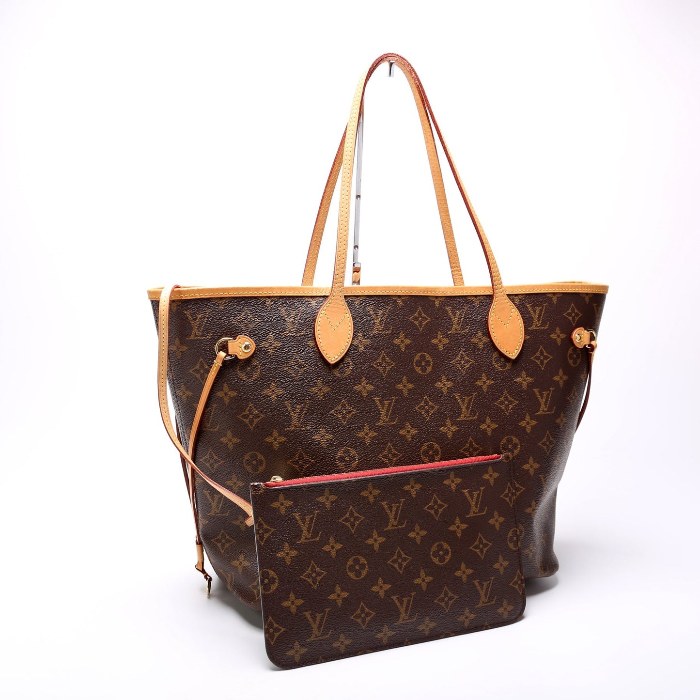 Louis Vuitton Neverfull MM W Monogram Wallet Case Monogram 26
