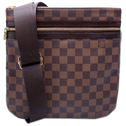 Louis Vuitton Pochette Bosphore Ebene Damier Clutch Bag Ebene 20