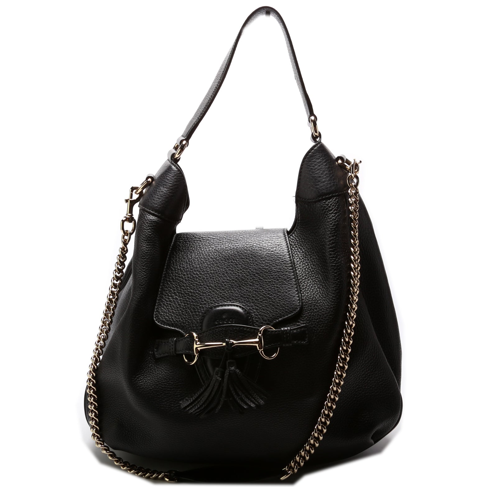 Gucci Emily Leather Shoulder Bag Hobo 1