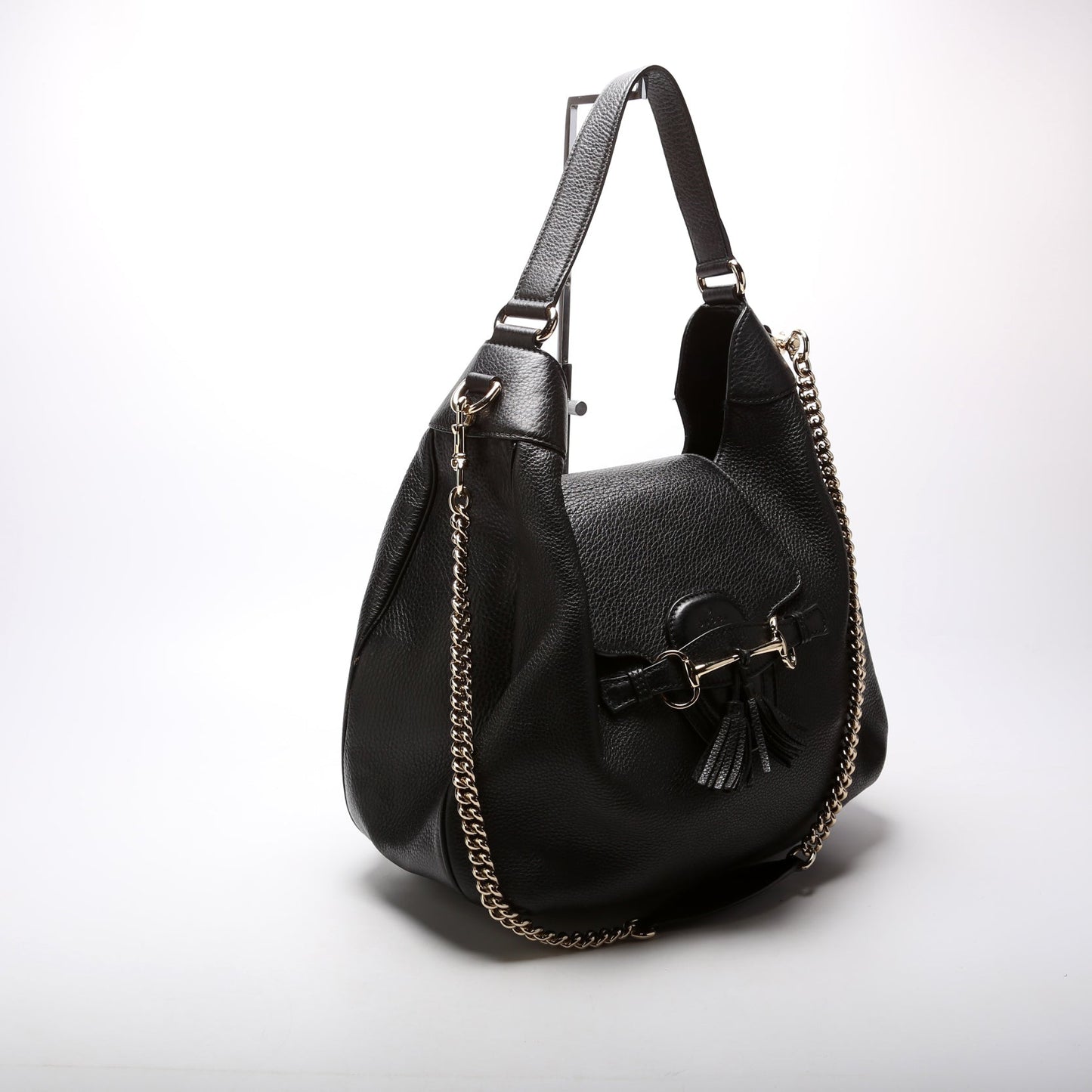 Gucci Emily Leather Shoulder Bag Hobo 1