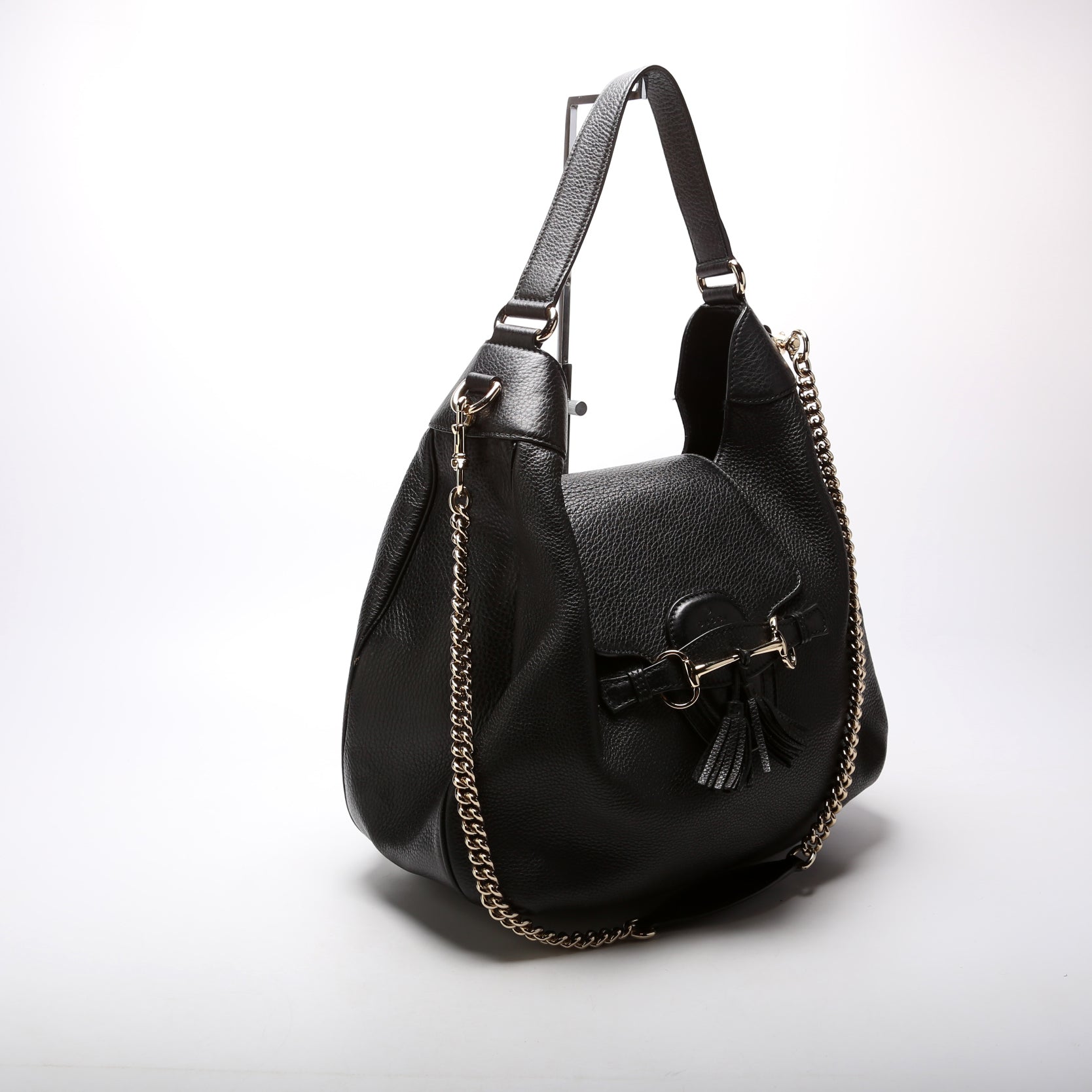 Gucci Emily Leather Shoulder Bag Hobo 1