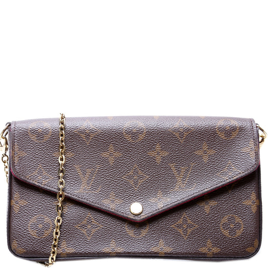 Louis Vuitton Pochette Felicie Monogram Clutch Bag Monogram 31