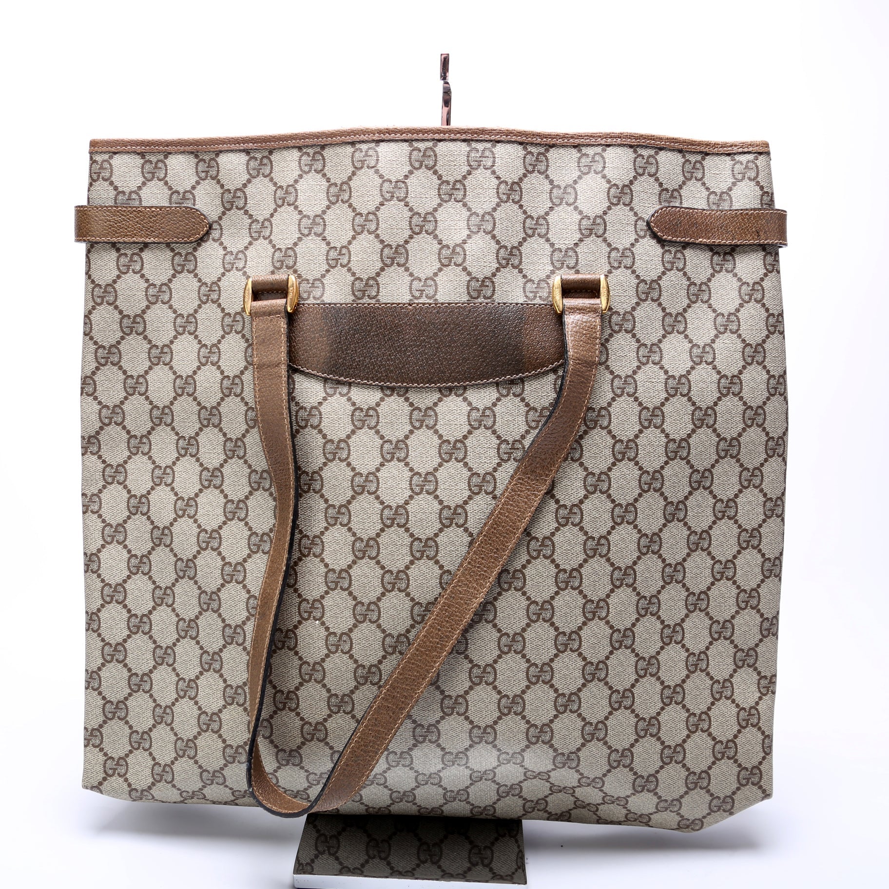 Gucci 39.02.061 GG Supreme Vertical Tote Bag