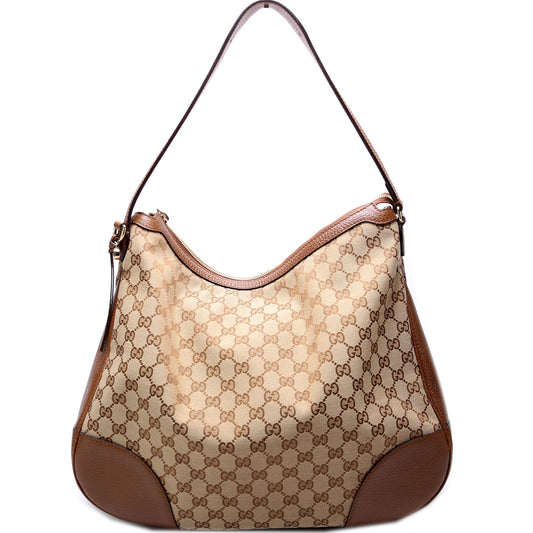 Gucci GG Bree Canvas Shoulder Bag Hobo 2