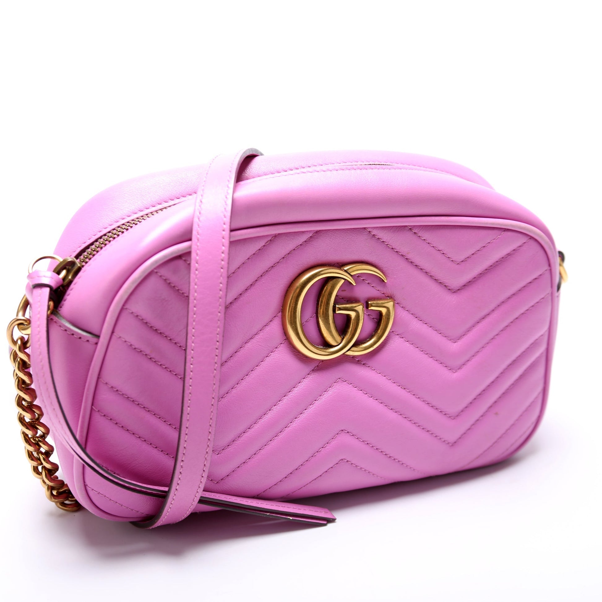 Gucci Marmont Camera Bag Leather Small Travel Bag Camera 18
