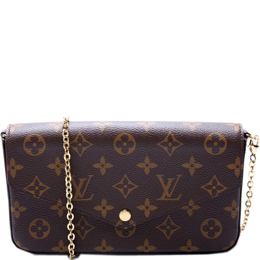 Louis Vuitton Pochette Felicie Monogram Clutch Bag Monogram 23