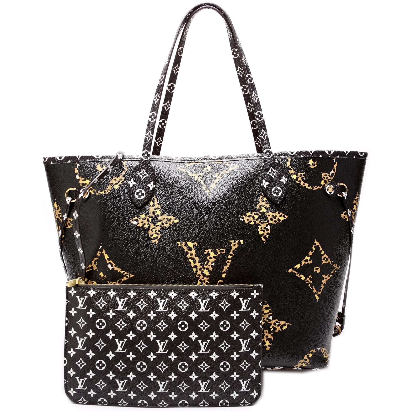 Louis Vuitton Neverfull W MM Jungle Wallet Case Jungle 1