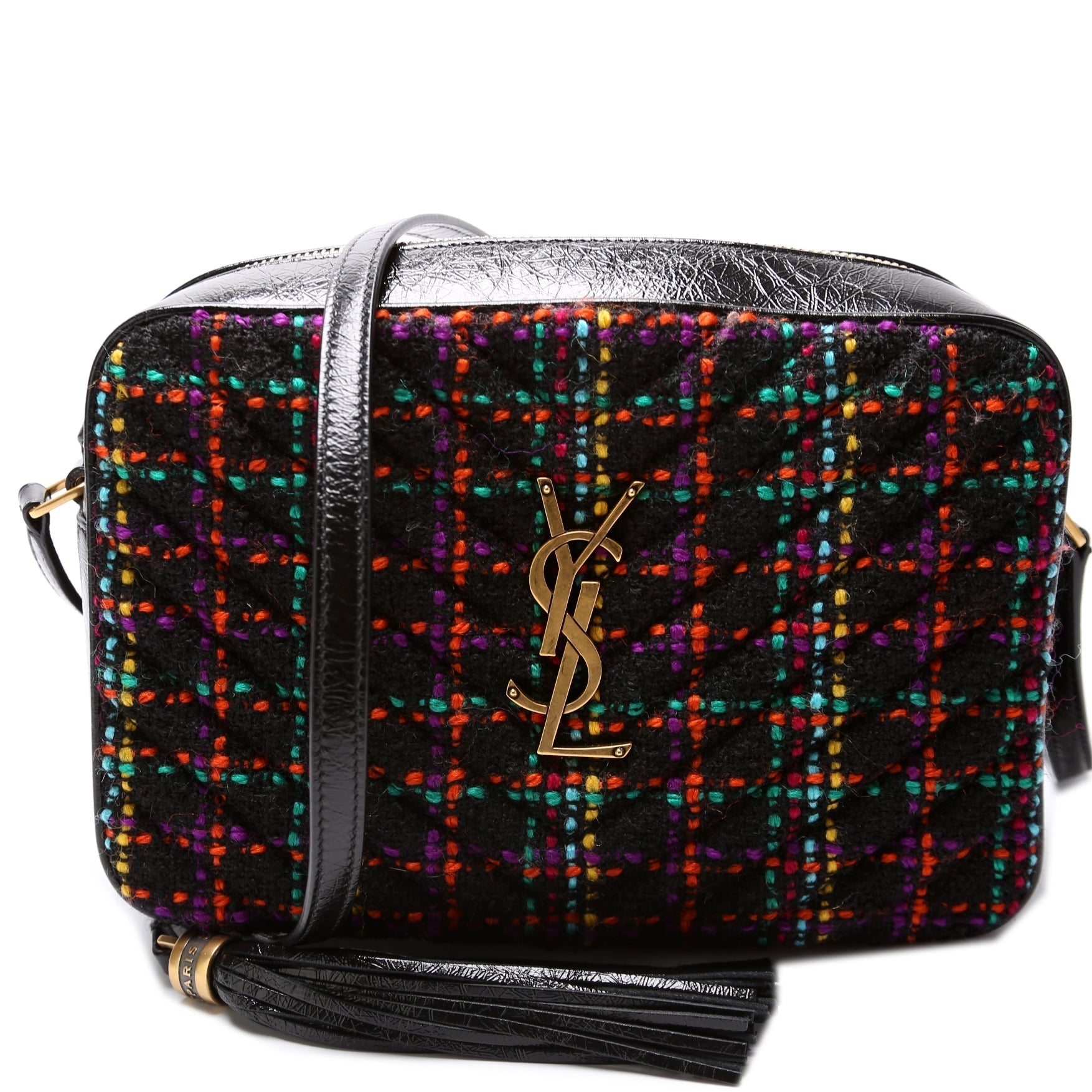 YSL Saint Laurent Saint Laurent Lou Camera Tweed Bag Travel Bag