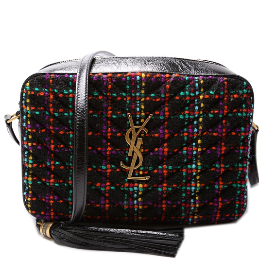 YSL Saint Laurent Saint Laurent Lou Camera Tweed Bag Travel Bag