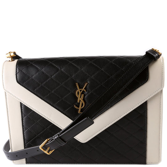 YSL Saint Laurent Saint Laurent Gaby Lambskin Envelope Satchel Bag Quilted Travel Bag