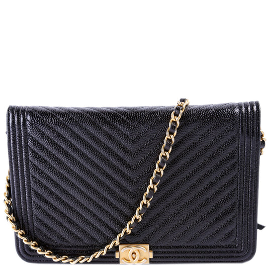 Chanel WOC Boy Caviar Clutch Bag Caviar 1