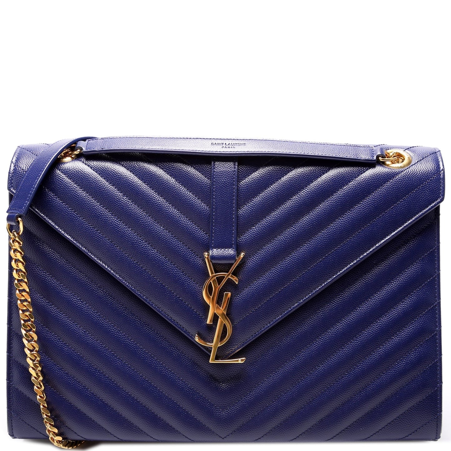 YSL Saint Laurent Envelope Chevron Bag Large Travel Bag Large Chevron 345118