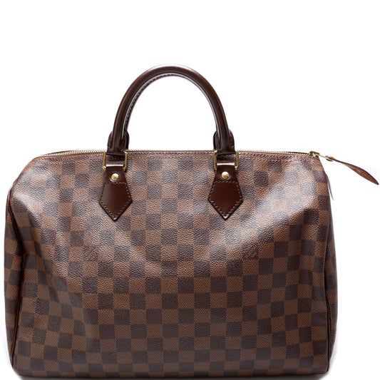 Louis Vuitton Speedy 35 Ebene Damier Handbag Damier Ebene