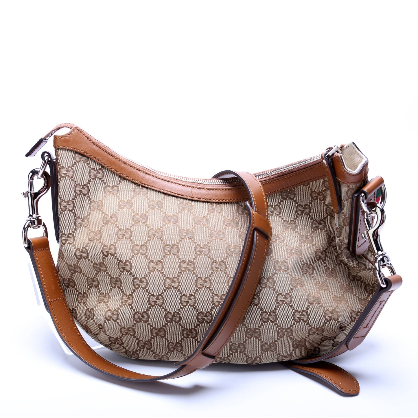 Gucci GG Half Moon Canvas Travel Bag