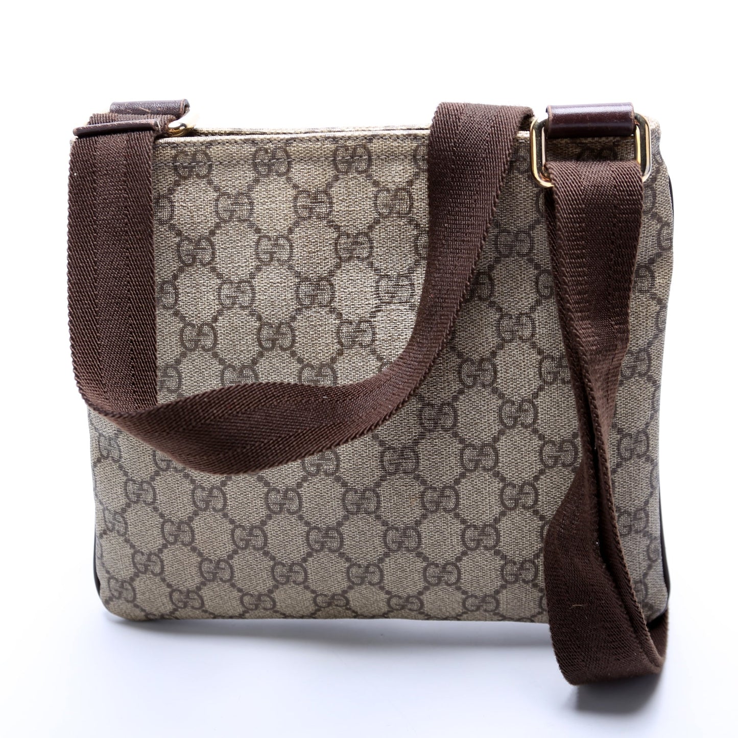 Gucci GG Supreme Flat Messenger Shoes Flat Messenger
