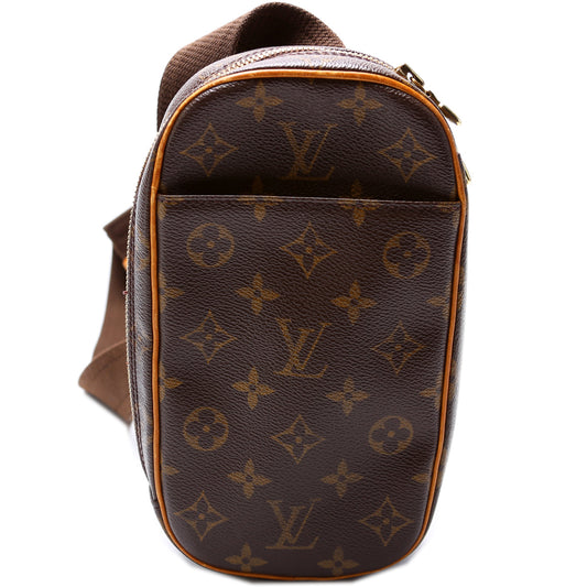 Louis Vuitton Pochette Gange Monogram Clutch Bag Monogram 18