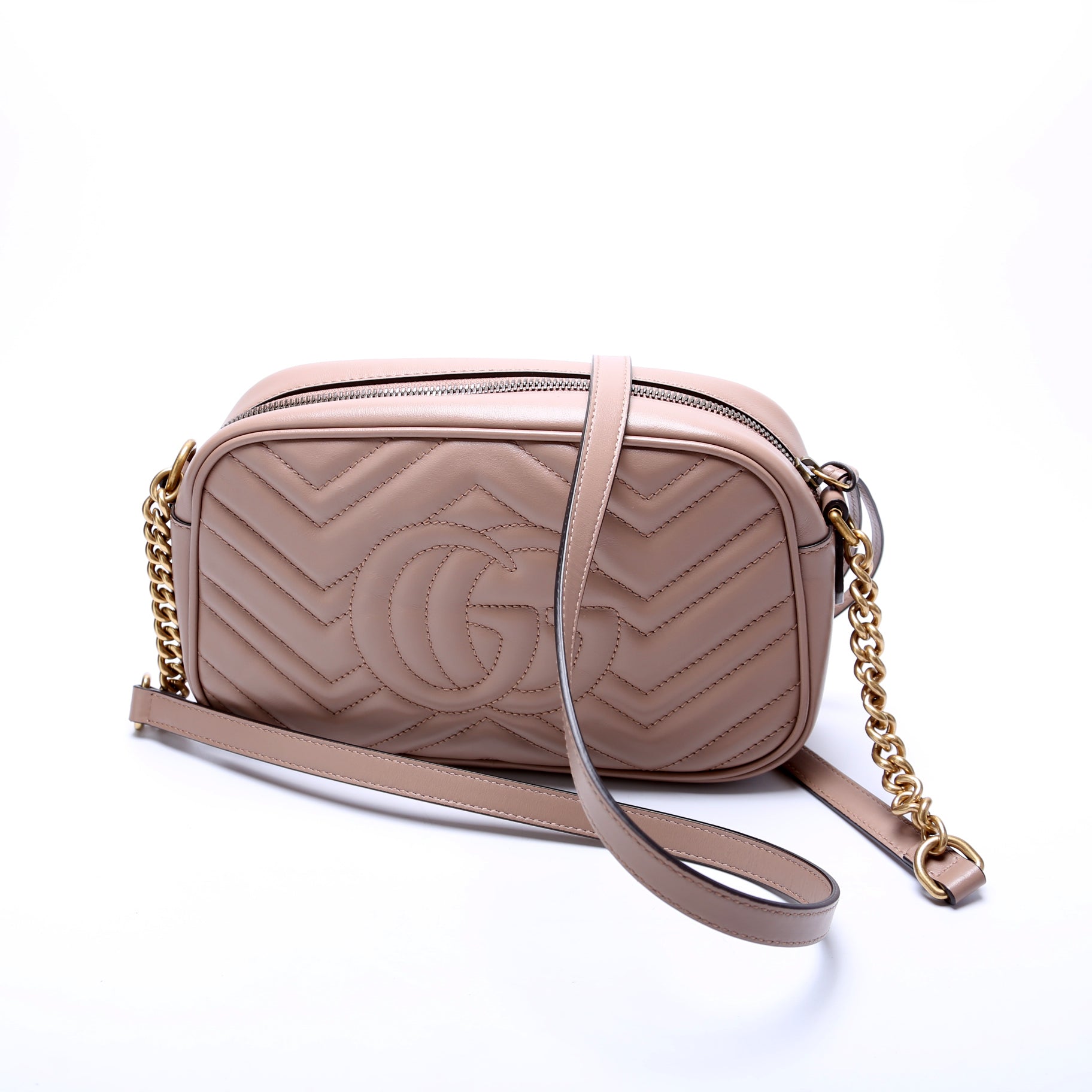 Gucci Marmont Camera Leather Small Crossbody Bag Camera 14