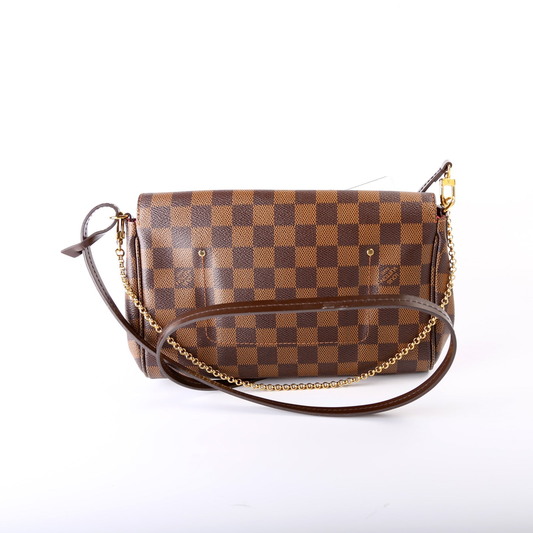 Louis Vuitton Favorite MM Ebene Damier Handbag Ebene 25