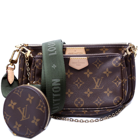 Louis Vuitton Multi Pochette Monogram Clutch Bag Monogram 16
