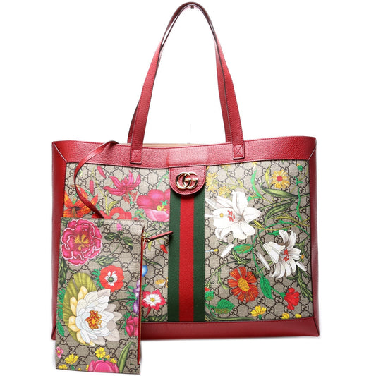 Gucci Ophidia Soft GG Flora Medium Tote Bag