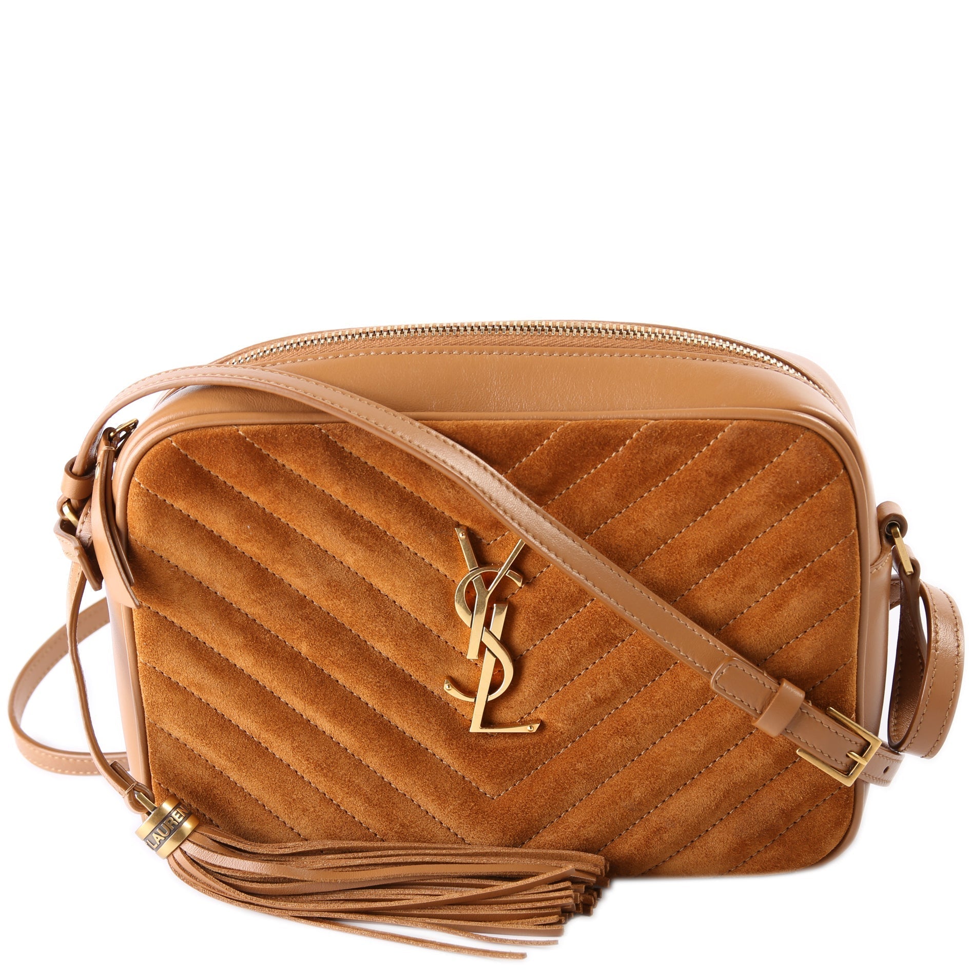 YSL Saint Laurent Lou Camera Bag Suede Travel Bag