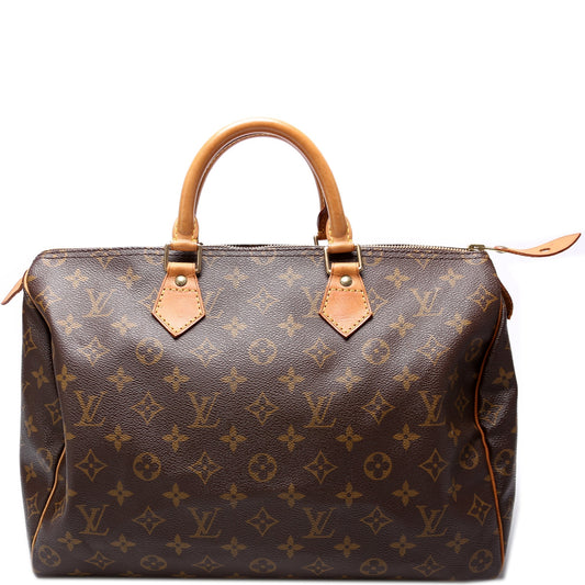 Louis Vuitton Speedy 35 Monogram Handbag Monogram 18