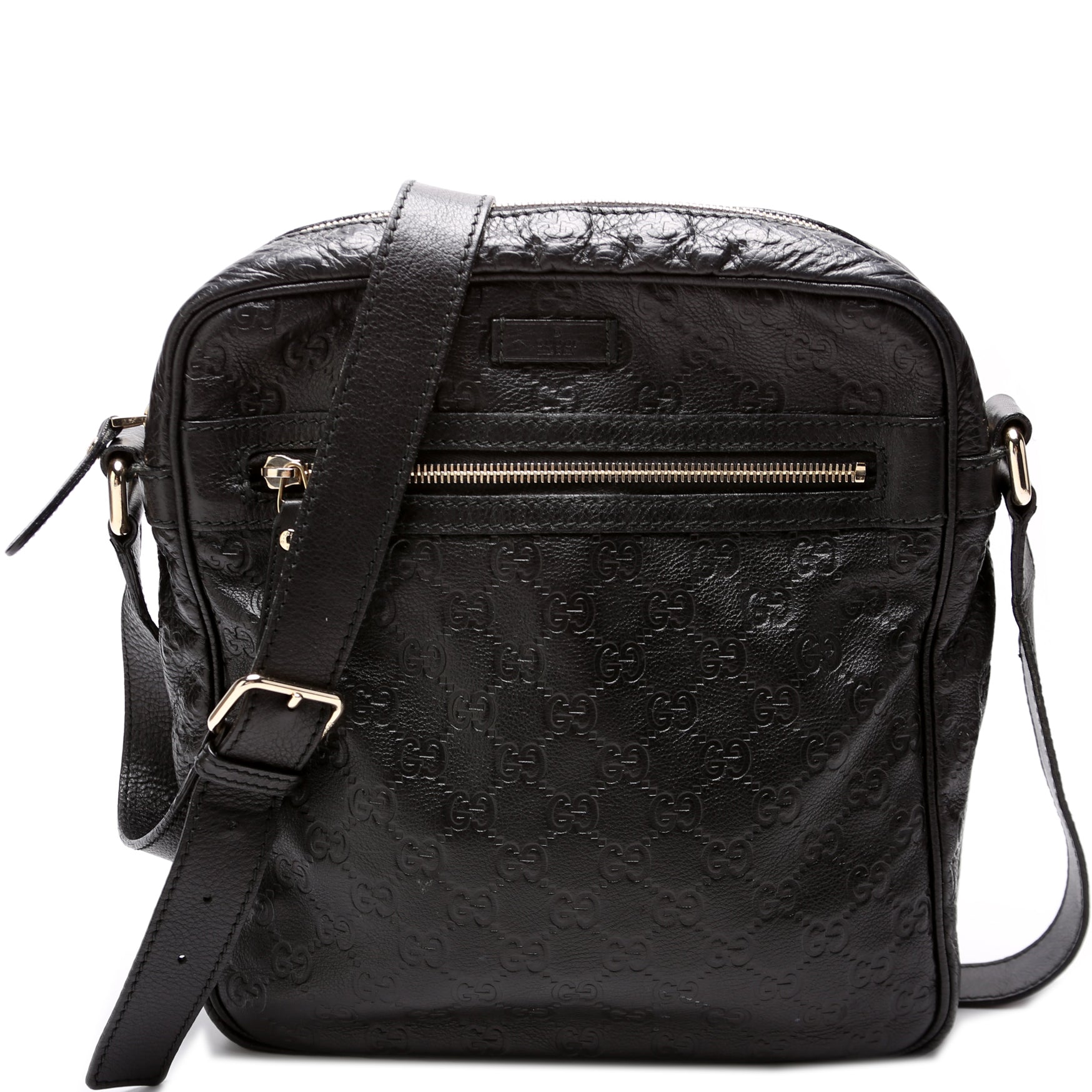 Gucci Messenger Leather Travel Bag