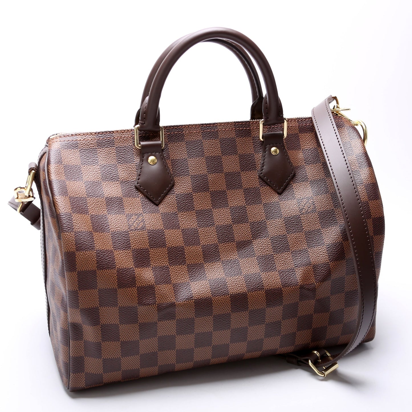 Louis Vuitton Speedy 30 Bandouliere Ebene Damier Handbag Ebene 24