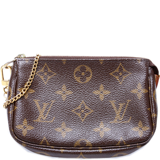 Louis Vuitton Pochette Accessories Monogram Clutch Bag 22