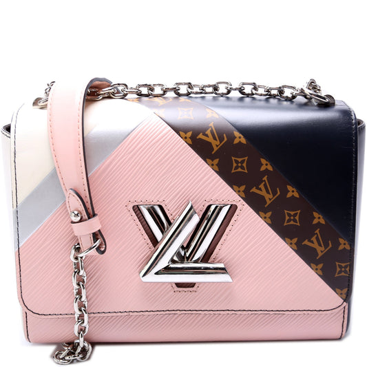 Louis Vuitton Twist Calfskin MM Epi Handbag