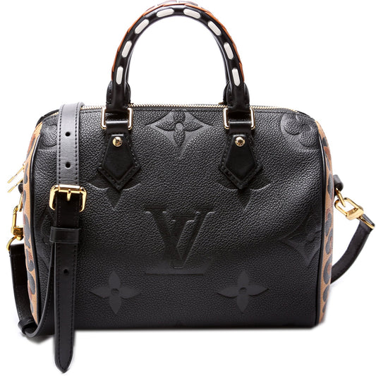 Louis Vuitton Speedy 25 Bandouliere Wild at Heart Empreinte Handbag