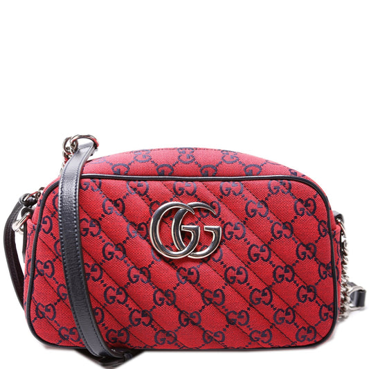Gucci Marmont Camera Canvas Multicolor Small Crossbody Bag Bag 2