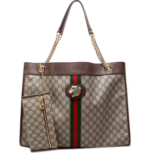 Gucci GG Supreme Rajah Tote Bag Tote 3