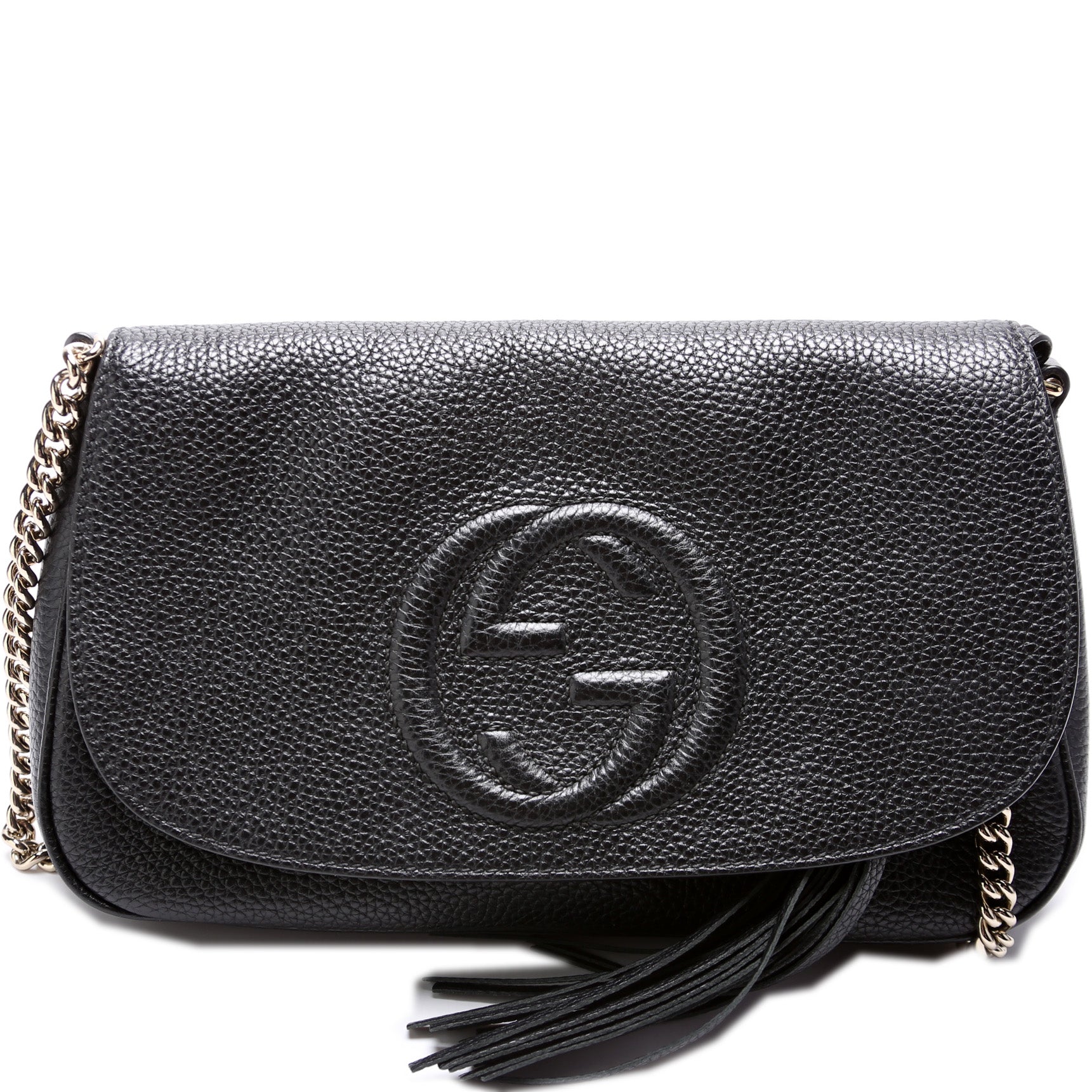 Gucci Soho Tassel Chain Flap Travel Bag Flap 6