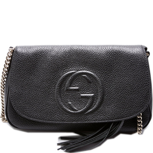Gucci Soho Tassel Chain Flap Travel Bag Flap 6