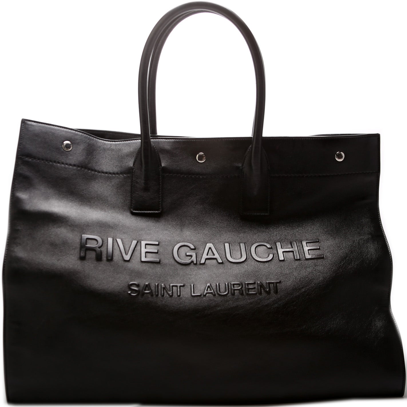 YSL Saint Laurent Saint Laurent Rive Gauche Tote Bag Leather
