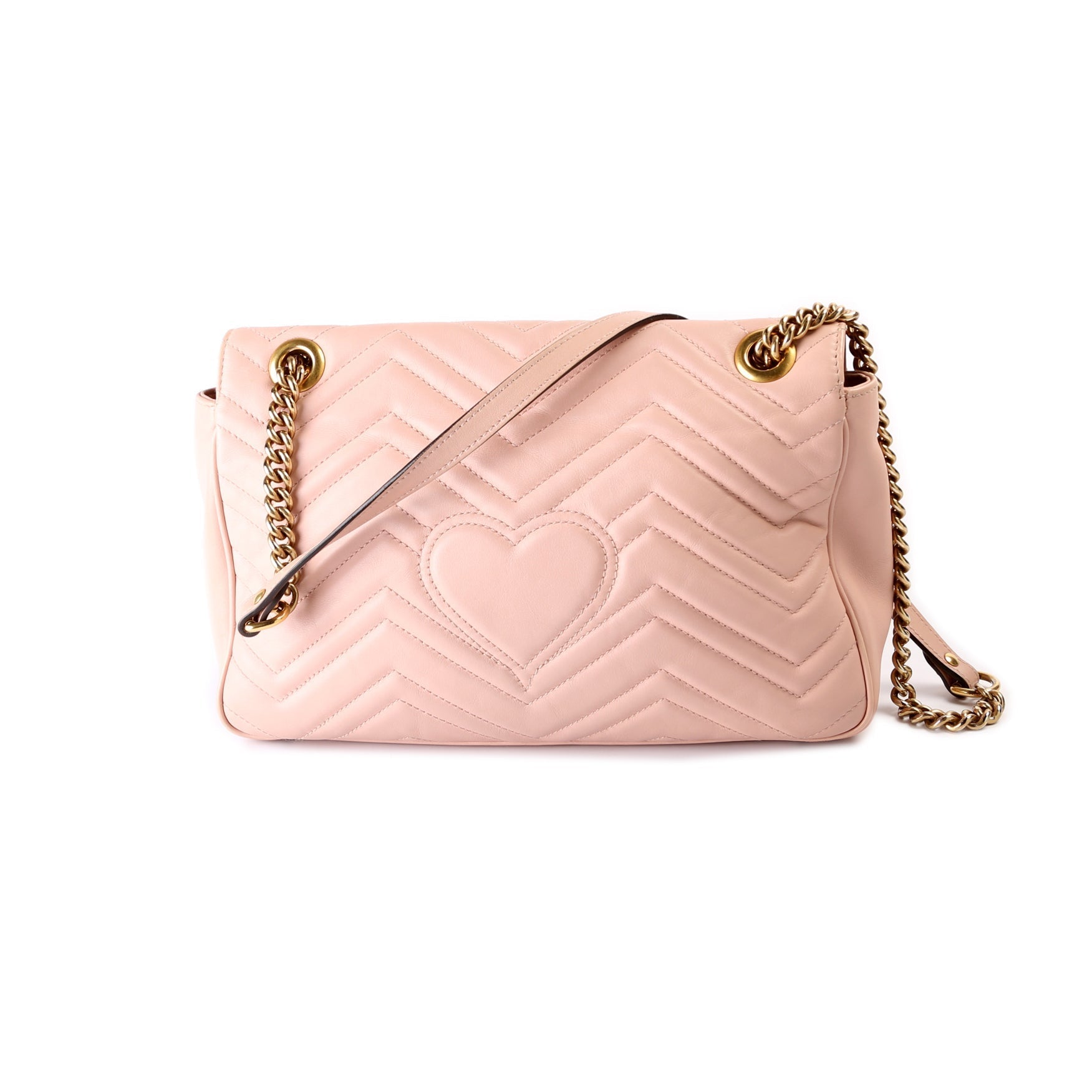 Gucci Marmont Leather Medium Shoulder Bag