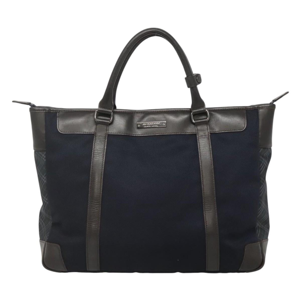 Burberry Tote Bag Nylon Navy