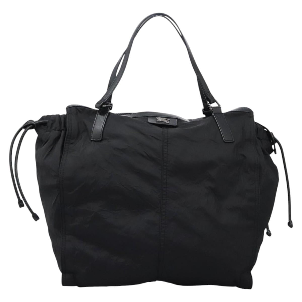 Burberry Nova Check Synthetic Tote Bag Black Tote Bag 2