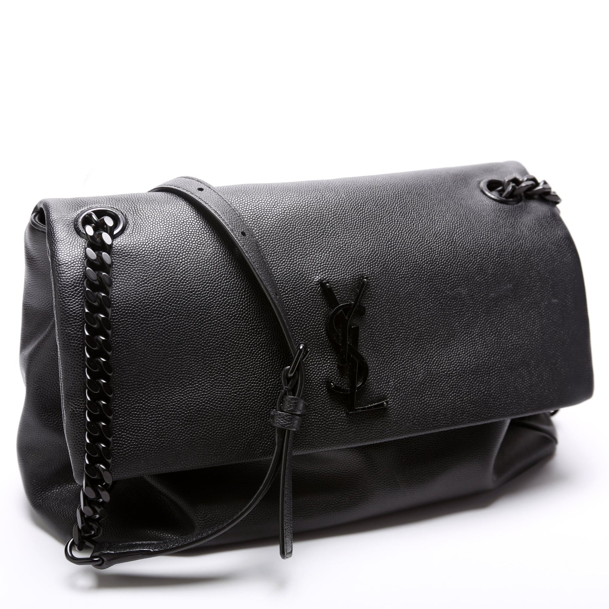YSL Saint Laurent Saint Laurent West Hollywood Grain De Poudre Medium Travel Bag